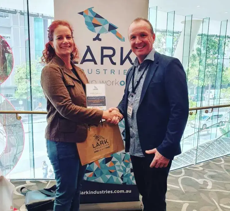 Architectural Project Leader Megan Berry is the lucky winner