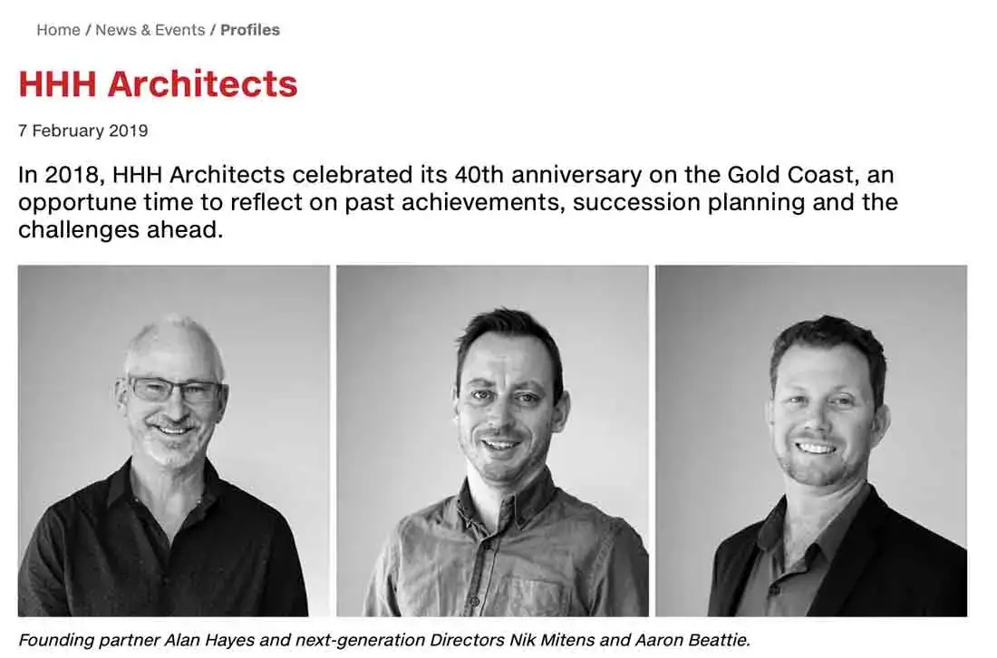 HHH Architects Feature in ACA Publication