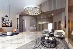 The entrance lobby is a statement of intent, first impressions last!