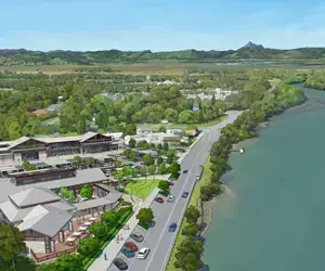Chinderah Town Centre is a mixed-use proposal to revitalize the Tweed River side with emphasis on recreation, food & beverage and local markets. The development is currently being assessed by Tweed Shire Council.