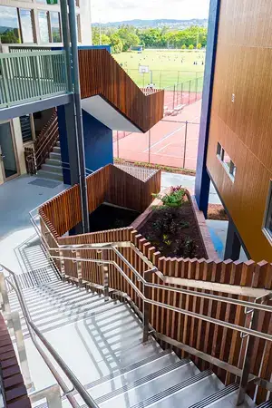 The recently completed Stage 1 of the Neville Bonner Building at Emmanuel College has been enthusiastically embraced by students and staff alike.